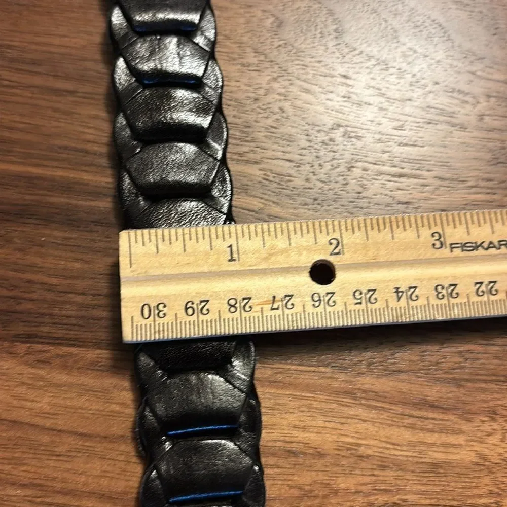 Vintage Capezio Black Braided Women's Belt